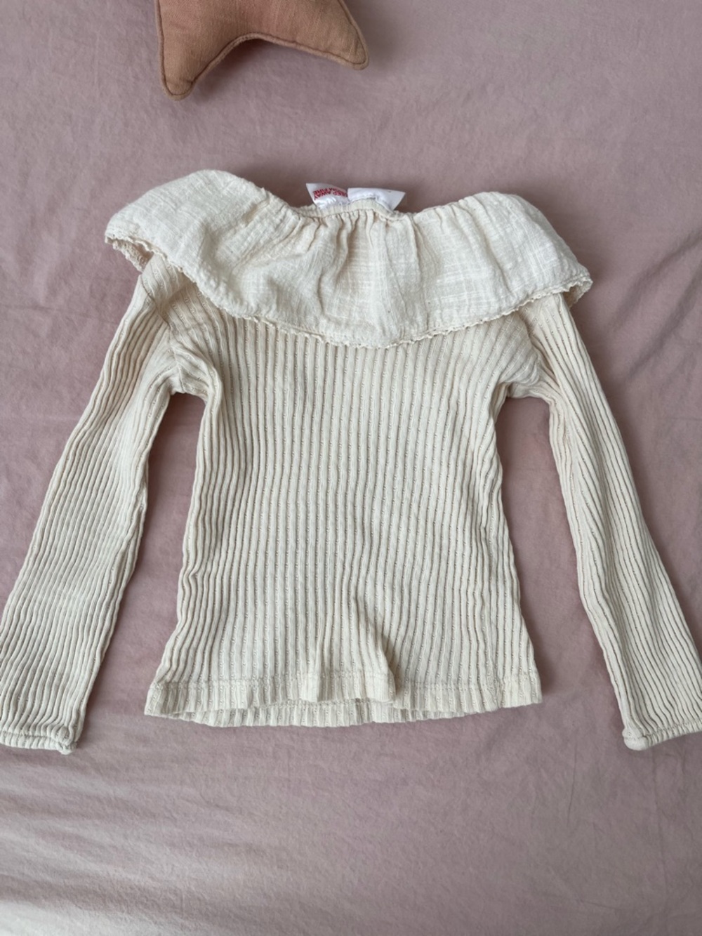 Zara Ruffle Neck Top - Picture 3 of 4